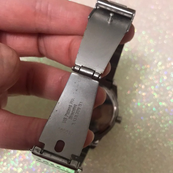 Silver Crystal Fossil Stainless Steel Watch - Picture 6 of 10